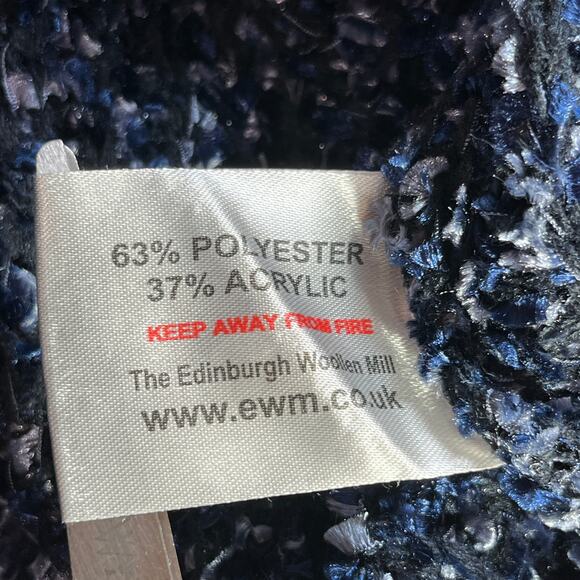 Honor Millburn Cardigan Sweater Womens Large 18-20 Blue Knit Button Front Career - Picture 6 of 9